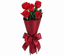 Букет 5 Красных роз Эдлесс Лав в Ширяево