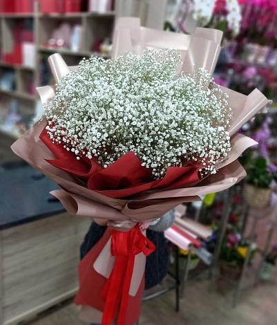 Букет цветов из: Гипсофила в Ширяево