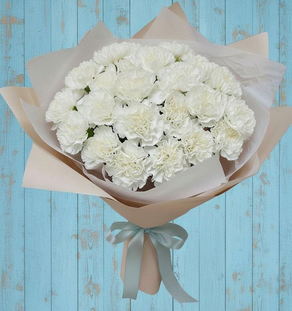 Букет цветов из: Гвоздики в Ширяево