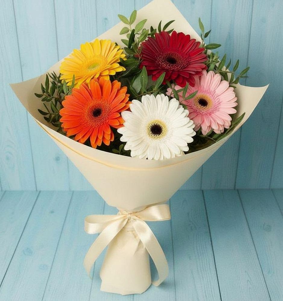 Букет цветов из: Герберы в Ширяево