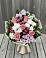 Букет цветов из: Альстромерии, Гвоздики, Розы и Хризантемы в Ширяево
