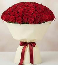 Букет 101 Красная роза Милано в Ширяево