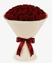 Букет 101 Бордовая роза Блэк Бакарра #REPLACE_PRED# Ширяево