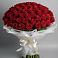 Букет 101 Красная роза Блэк Мэджик в Ширяево