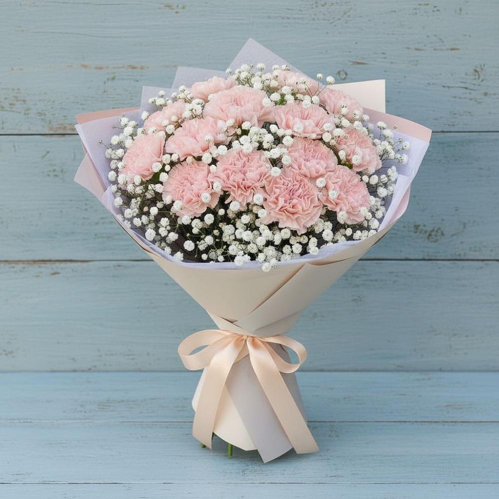 Букет цветов из: Гвоздики в Ширяево