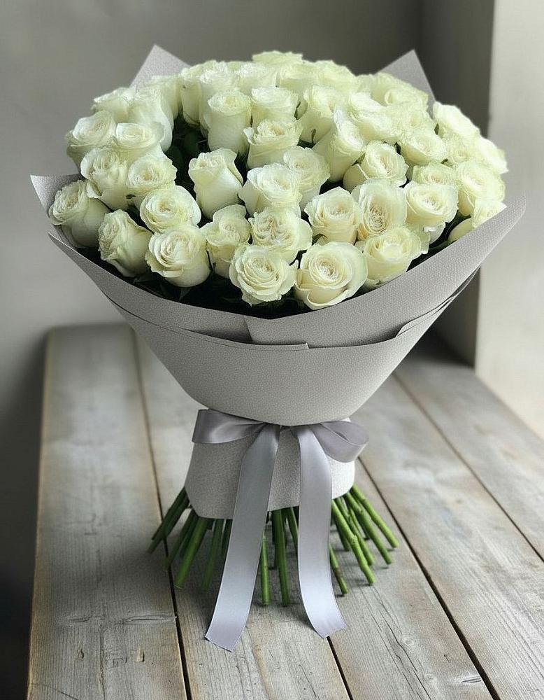 Букет 35 Белых роз в Ширяево