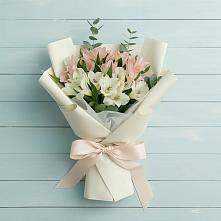 Букет цветов из:  Альстромерии в Ширяево