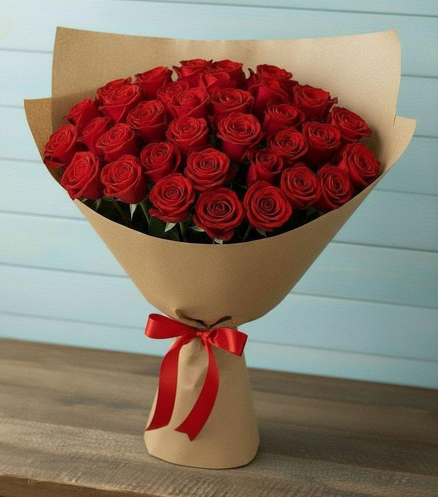 Букет Красные розы Милано в Ширяево