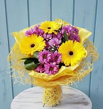Букет цветов из:  Хризантемы и Герберы в Ширяево