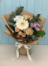 Букет цветов из:  Герберы и Хризантемы в Ширяево