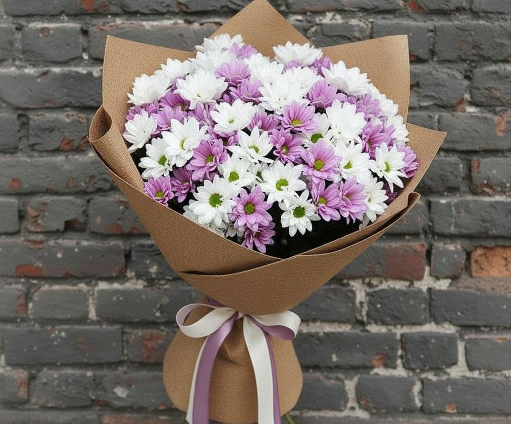 Букет цветов из: Хризантемы в Ширяево