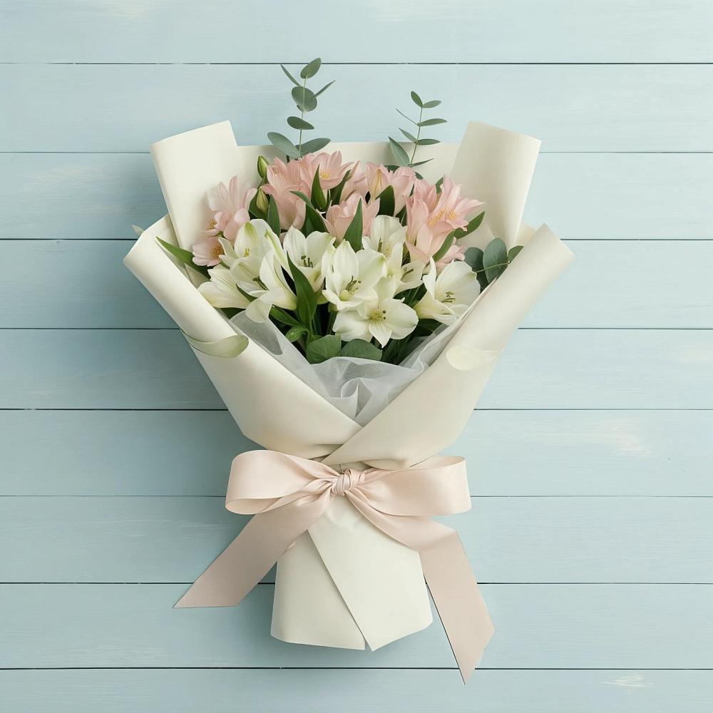 Букет цветов из: Альстромерии в Ширяево